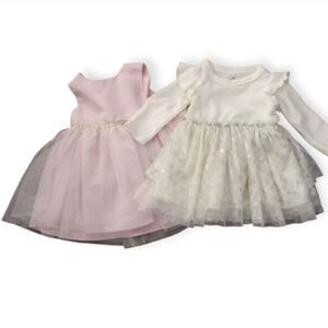 Blueberi Boulevard Pink & Delia's Girl Dress Bundle Sz.6-9 Months EUC